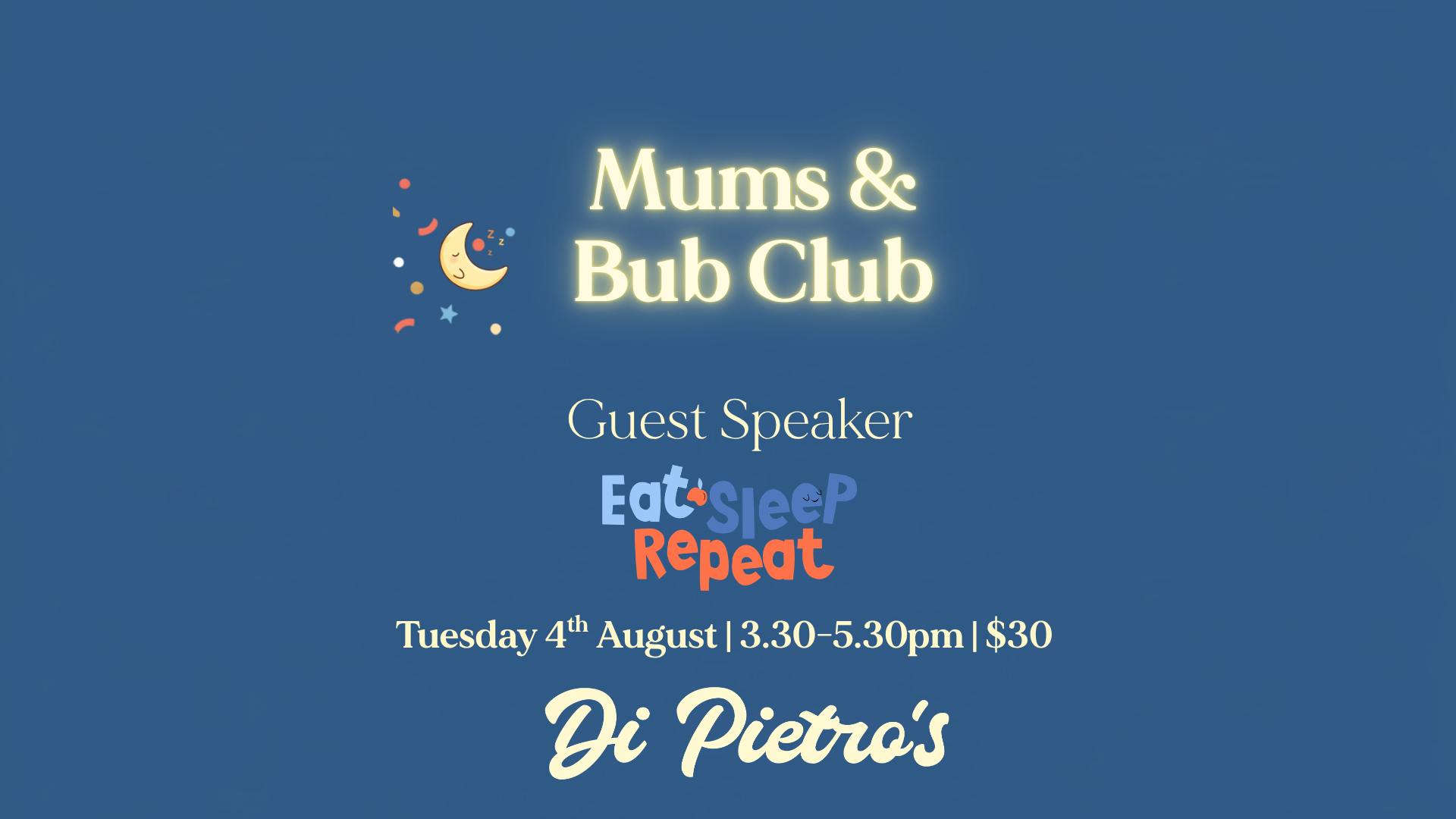 MUMS & BUB CLUB | Guest Speaker | Sleep Consultant